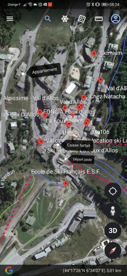 La Foux D'Allos - Studio 4 Couchages, Tres Proche Centre Station Екстериор снимка